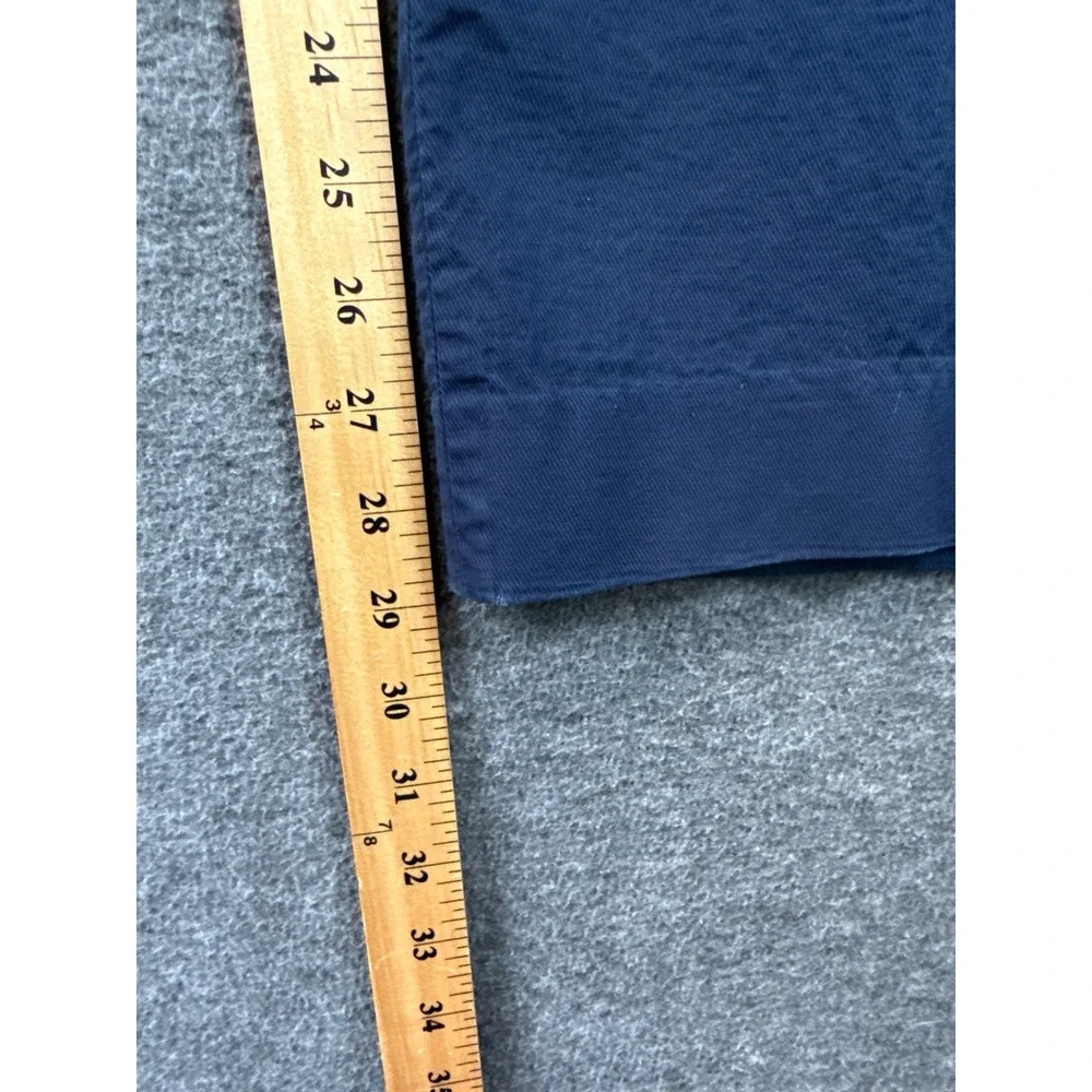 Tory Burch Navy Blue‎ Straight Leg Stretch Pants Womens Size 8 Career Trousers